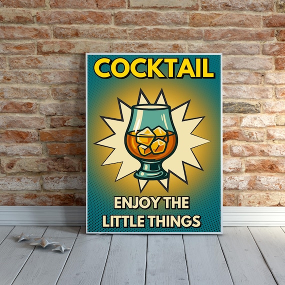Chill Your Life Sleeping Chihuahua Retro Pop Art Cute Dog Poster
