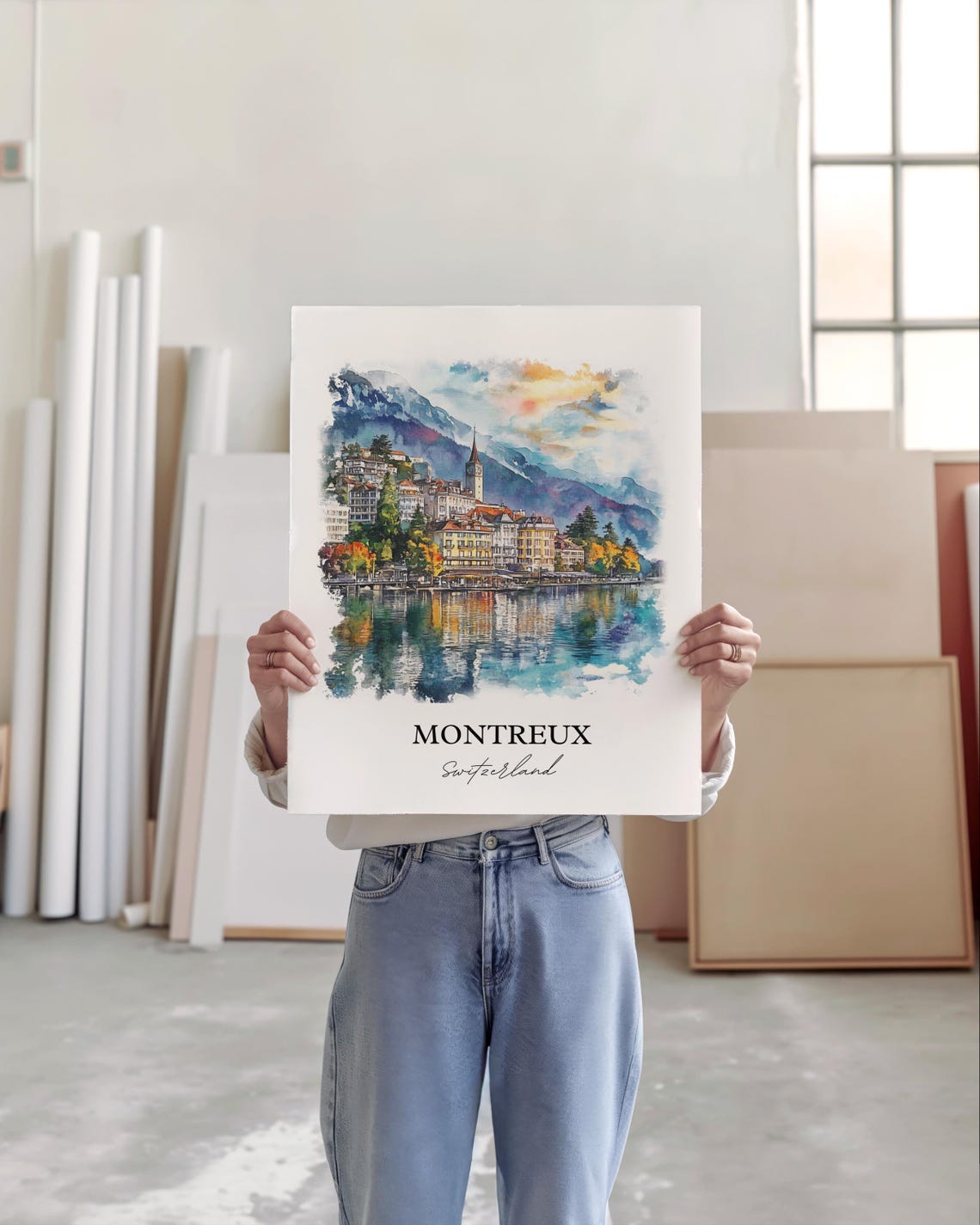 Montreux Home Decor Gift Lovers Art Print - Image 2