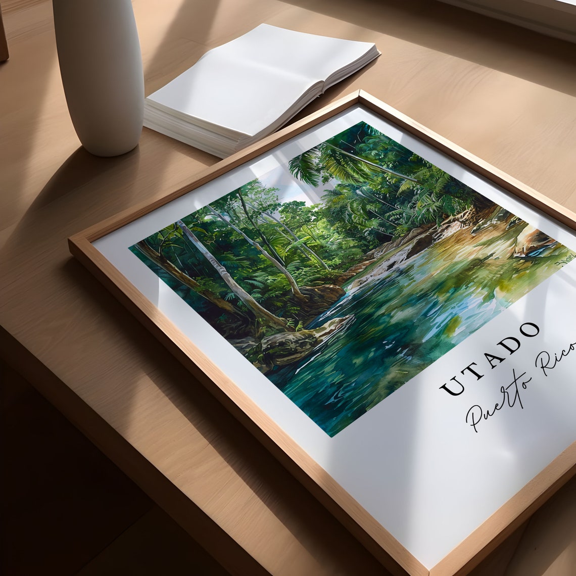 Utado Wall Art Puerto Rico Print Wedding Gift Pr Birthday Present Custom Perfect - Image 5
