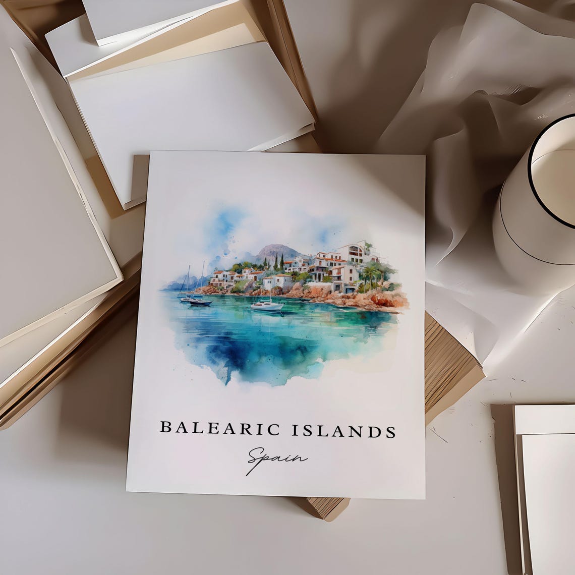 Balearic Islands Spain Mallorca Travel Poster - Image 6