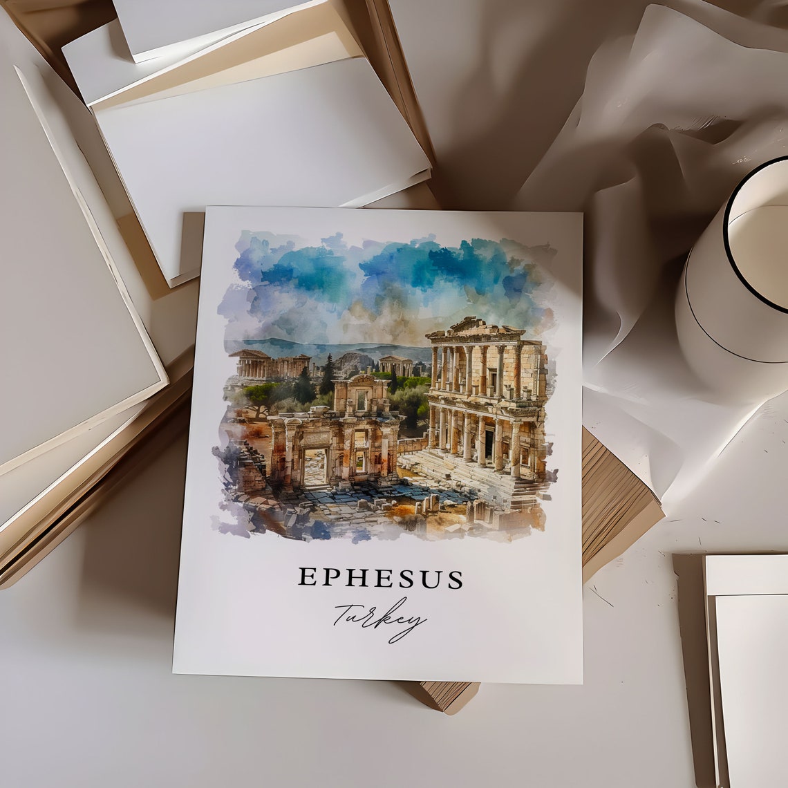 Ephesus Seluk Gift Travel Poster - Image 6