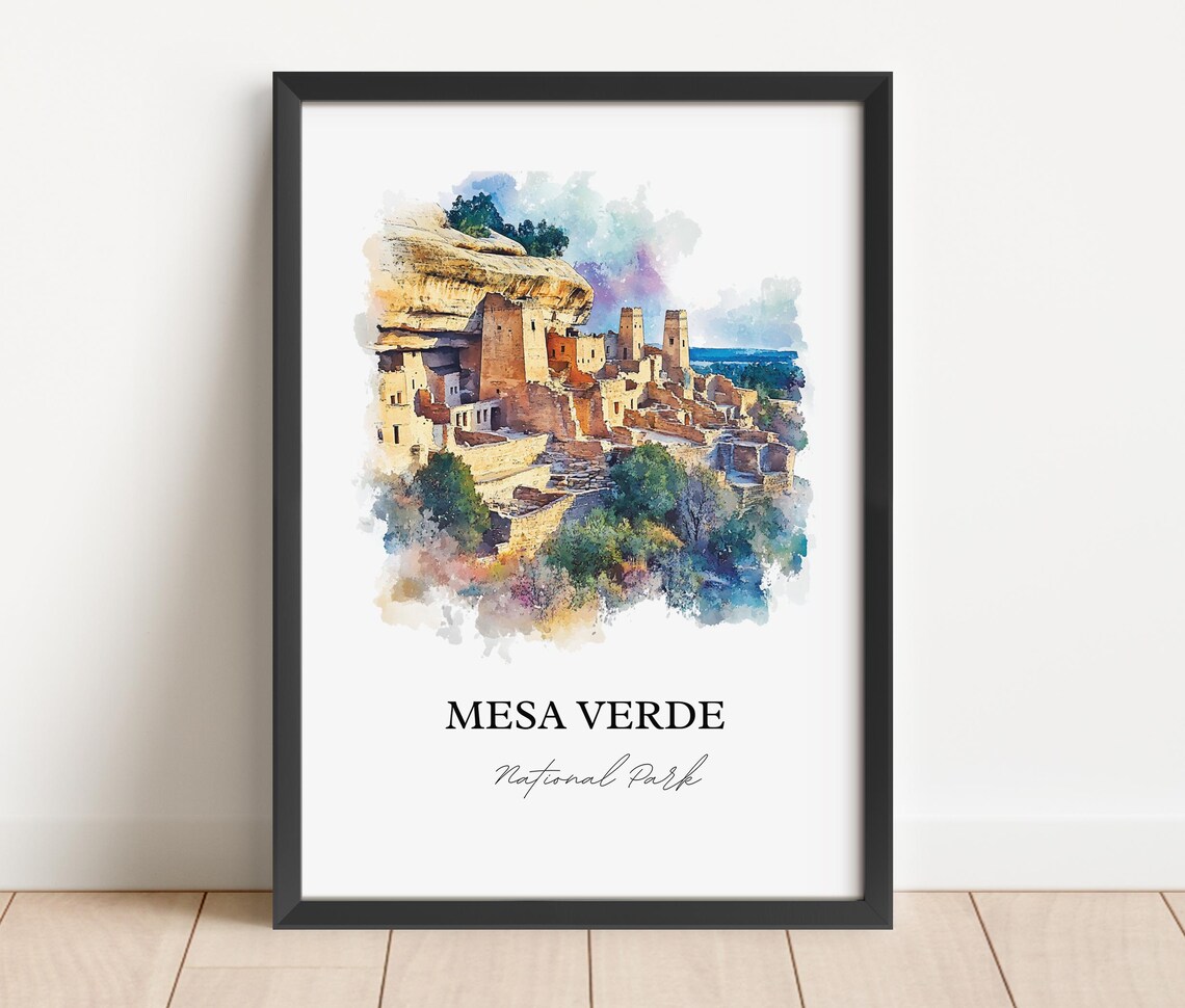 Mesa Verde National Park, Colorado Travel Poster - Image 3