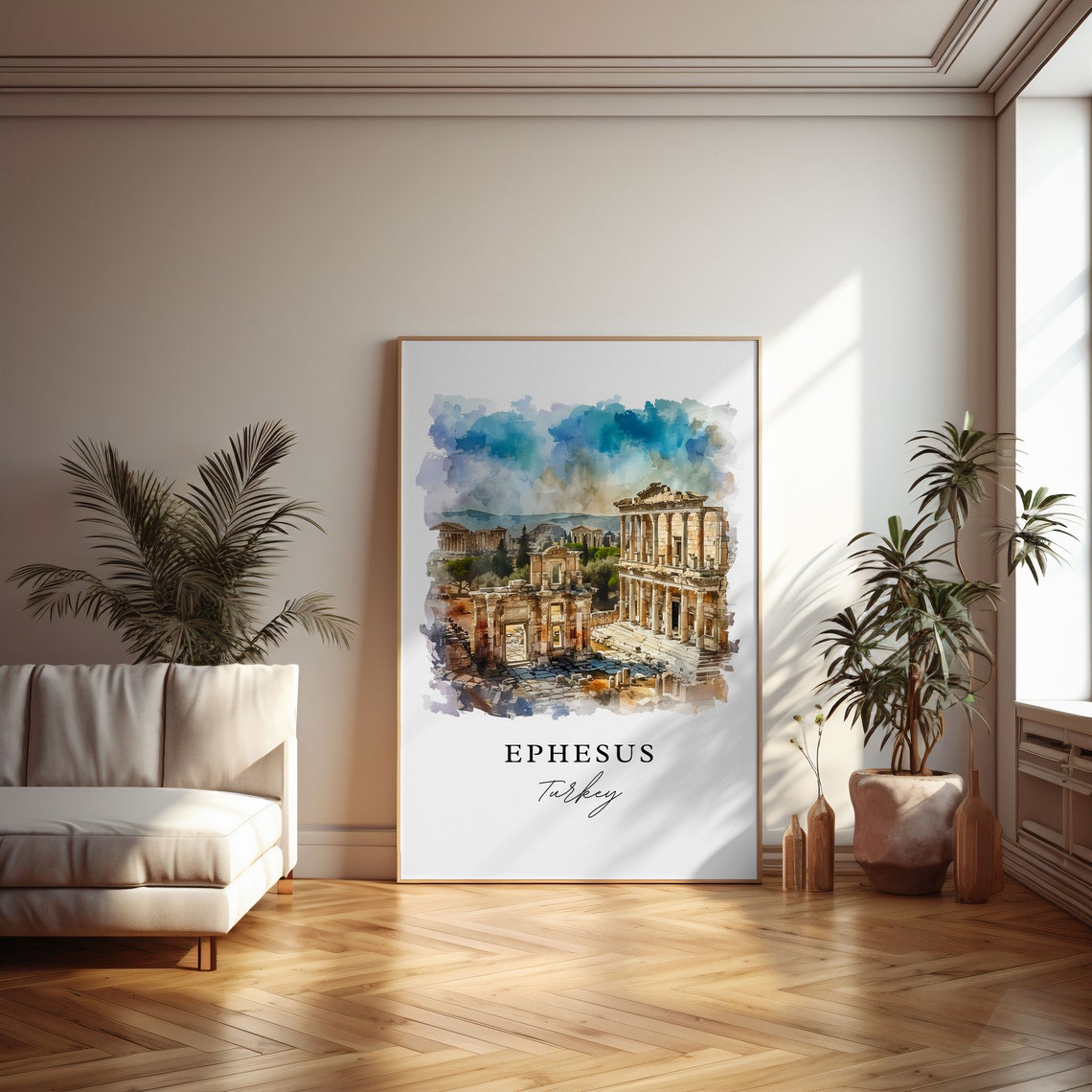 Ephesus Seluk Gift Travel Poster - Image 4