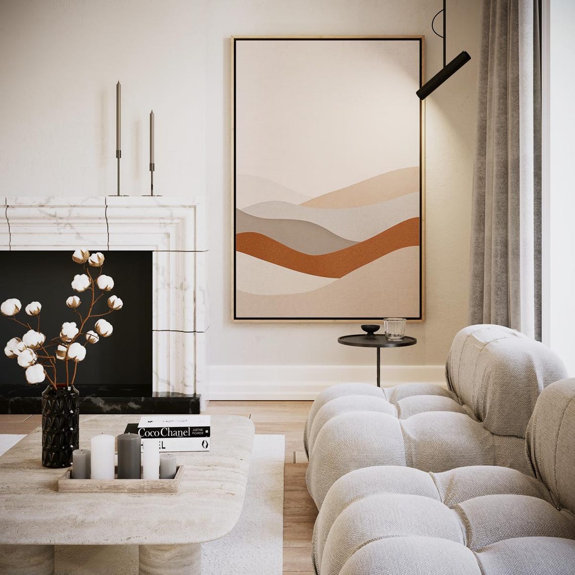 Sandy Waves Of The Desert Artwork Wall Art