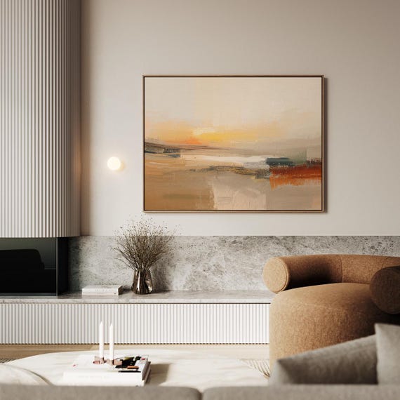 Sunrise Over The Horizon Artwork Wall Art