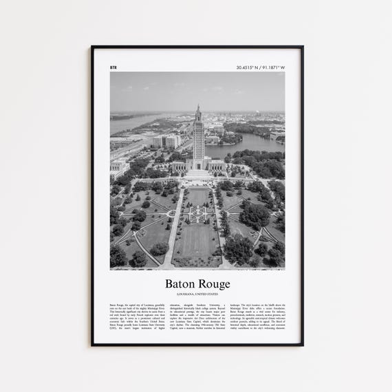 Geelong Black And White Print Photo Poster Travel Gift Victoria Australia Wall Art Modern