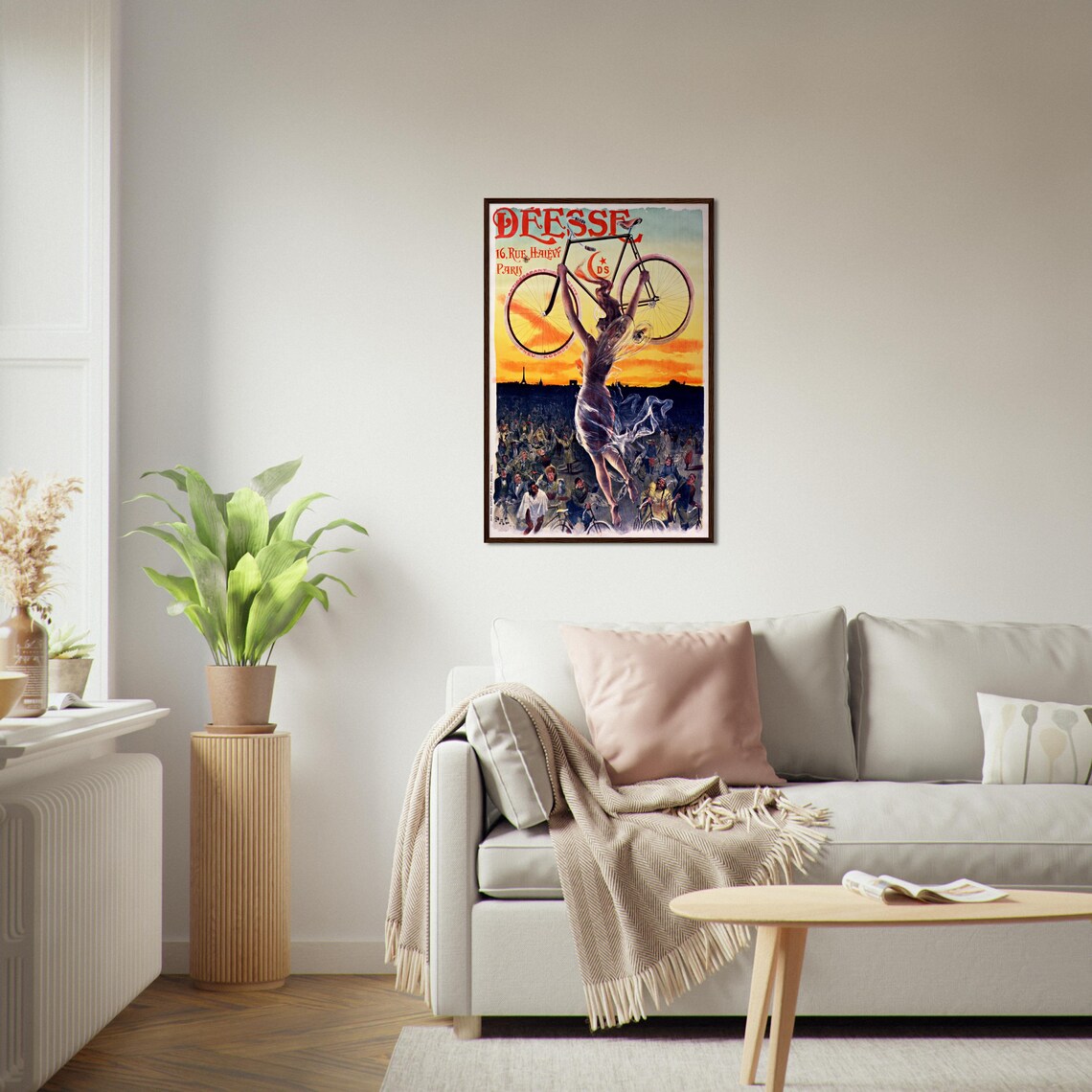 Vintage Cycling Advertisement, Retro Boho Art Print - Image 4