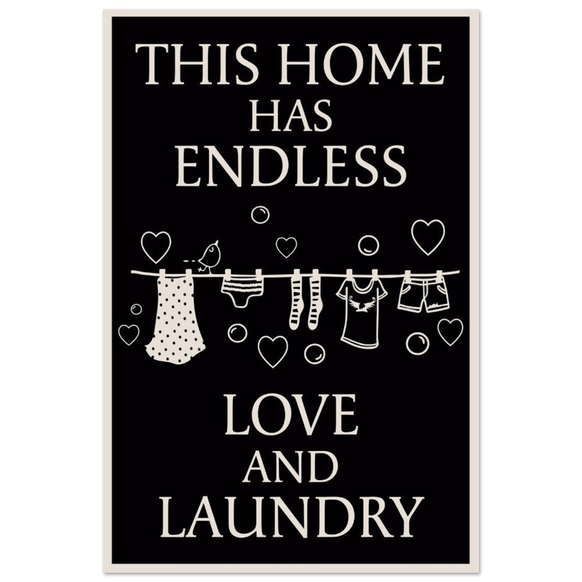 Laundry Symbol Guide, Modern Laundry Room Art - Image 3
