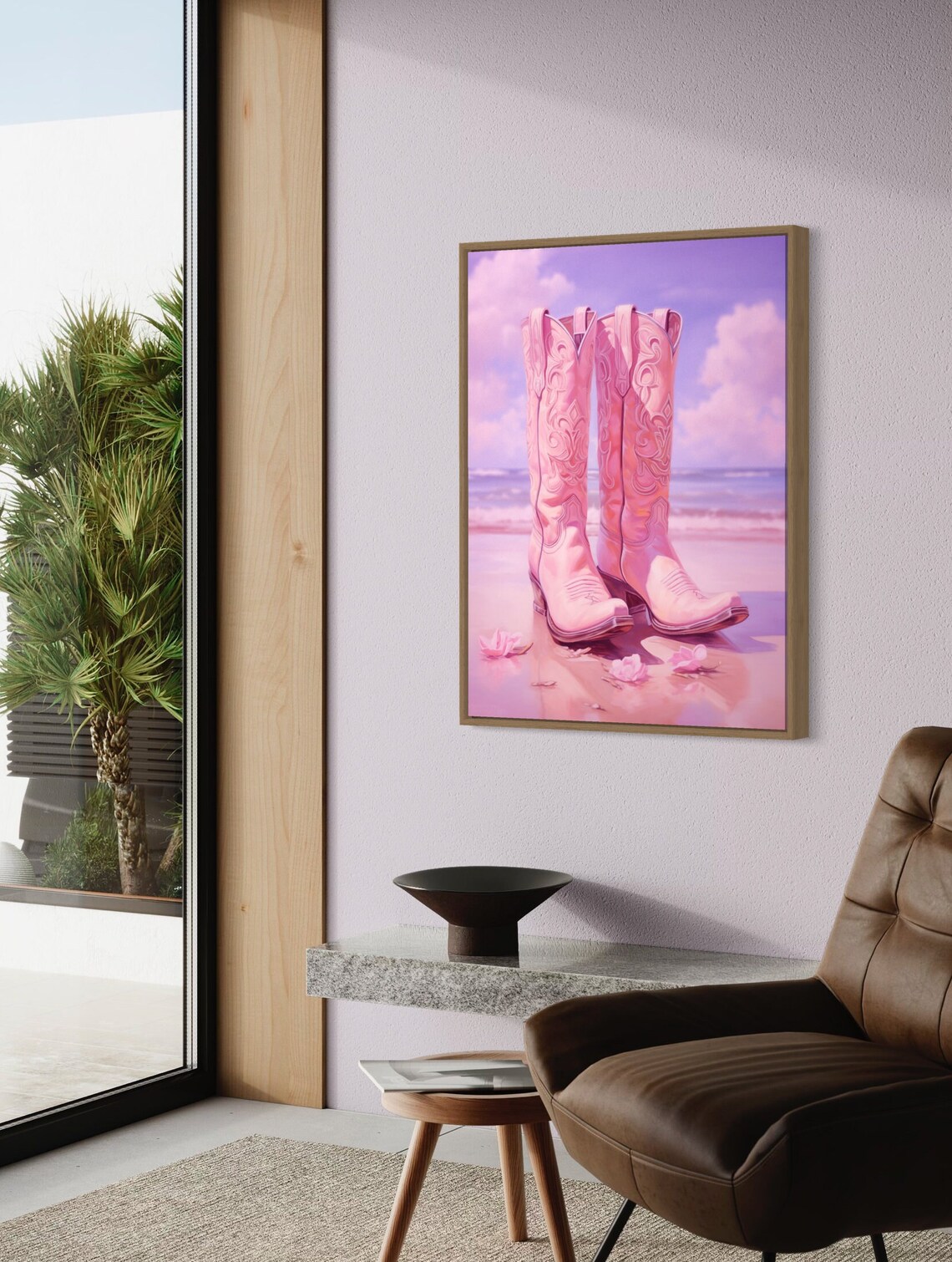 Cowgirl Boots Poster, Western Nursery Boho Decor - Image 2