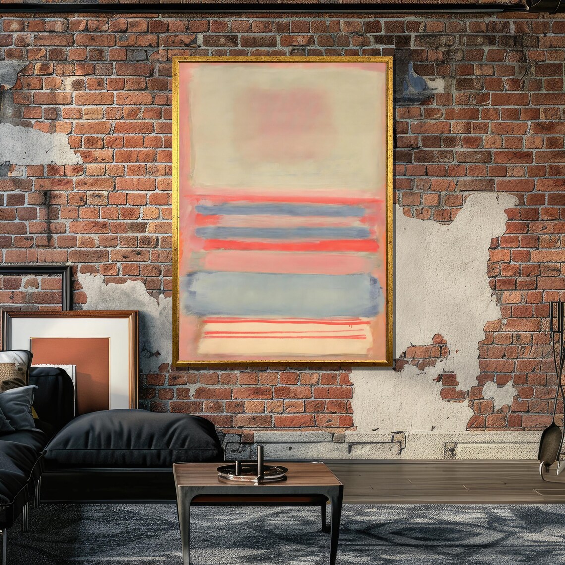 Abstract Color Field - Rothko-Style Pastels - Image 5