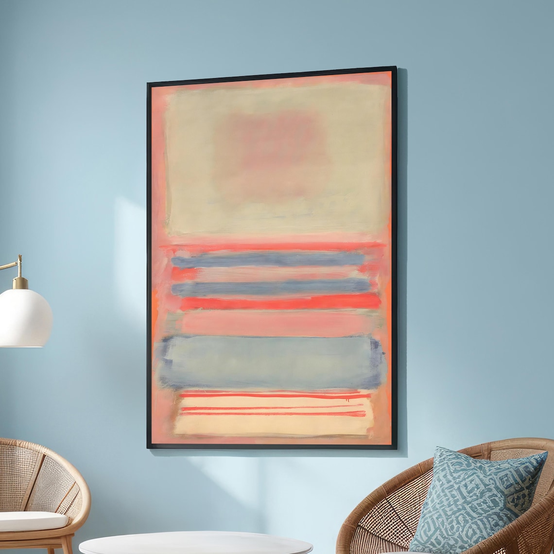 Mark Rothko Abstract Color Field Pastel Art Print