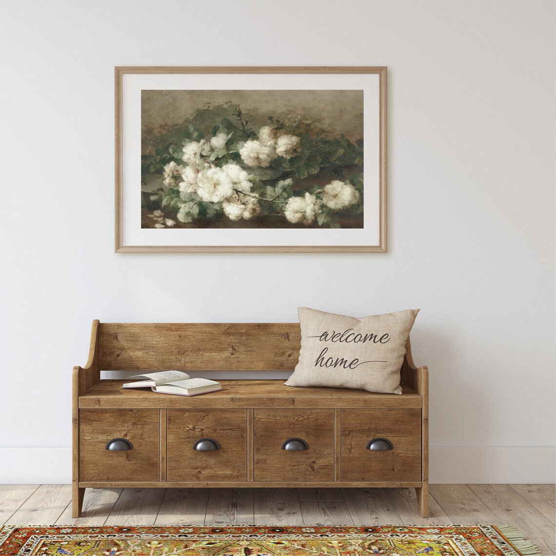 Floral Still Life Vintage Botanical Art Print - Image 2