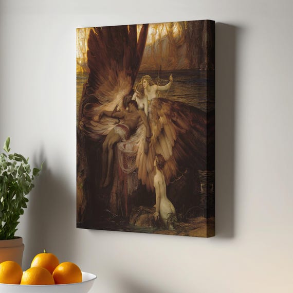 Lament For Icarus Modern Art Print