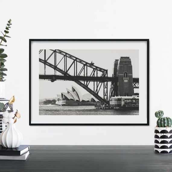 Sydney Harbour Bridge & Opera House Travel Poster