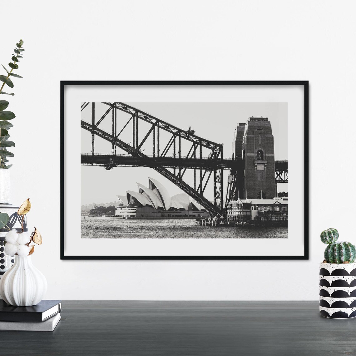 Sydney Harbour Bridge & Opera House Travel Poster
