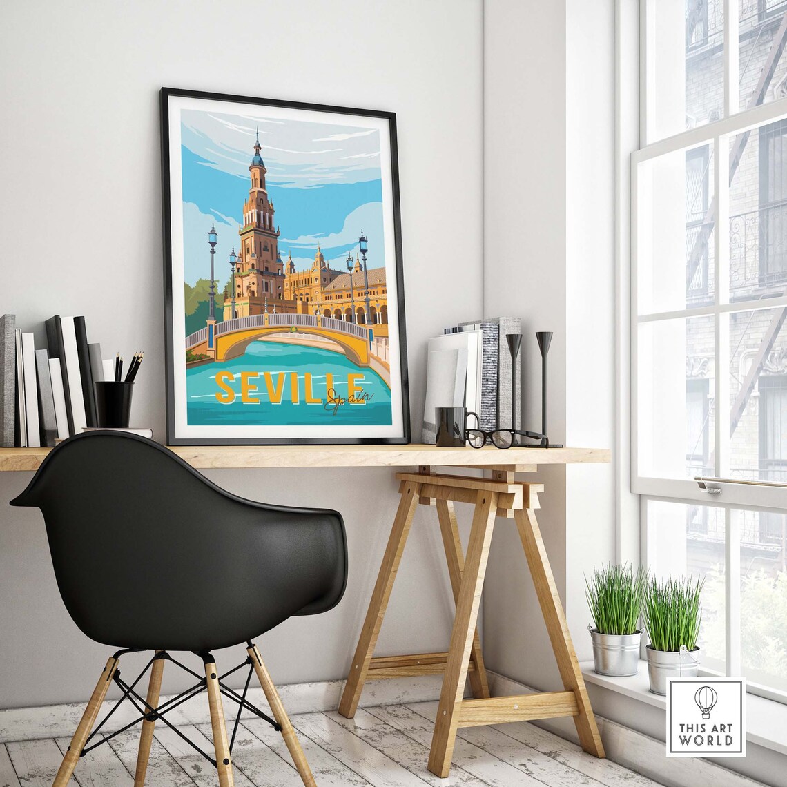 Seville Vintage Travel Poster, Spain Art Print - Image 4