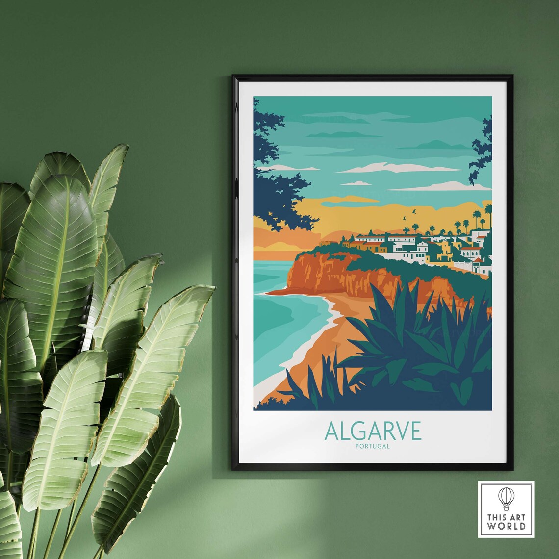 Algarve, Portugal Travel Poster Art Print - Image 3