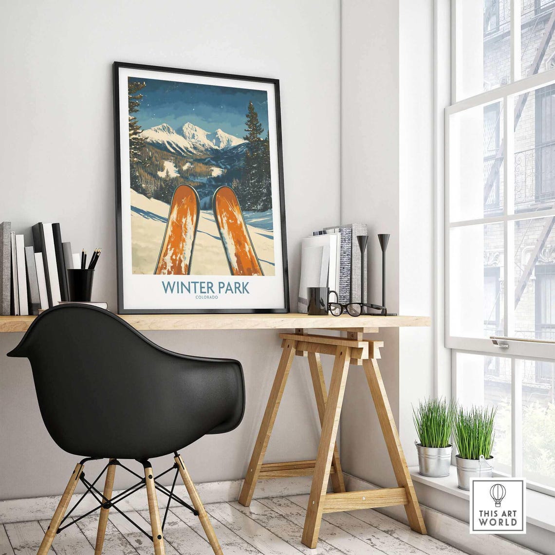 Winter Park Poster, Colorado Ski Resort Adventure - Image 4