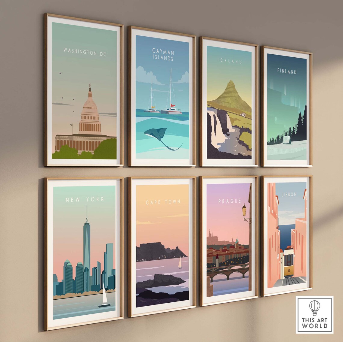 Washington DC Poster Print, Capitol Hill Travel Poster - Image 3