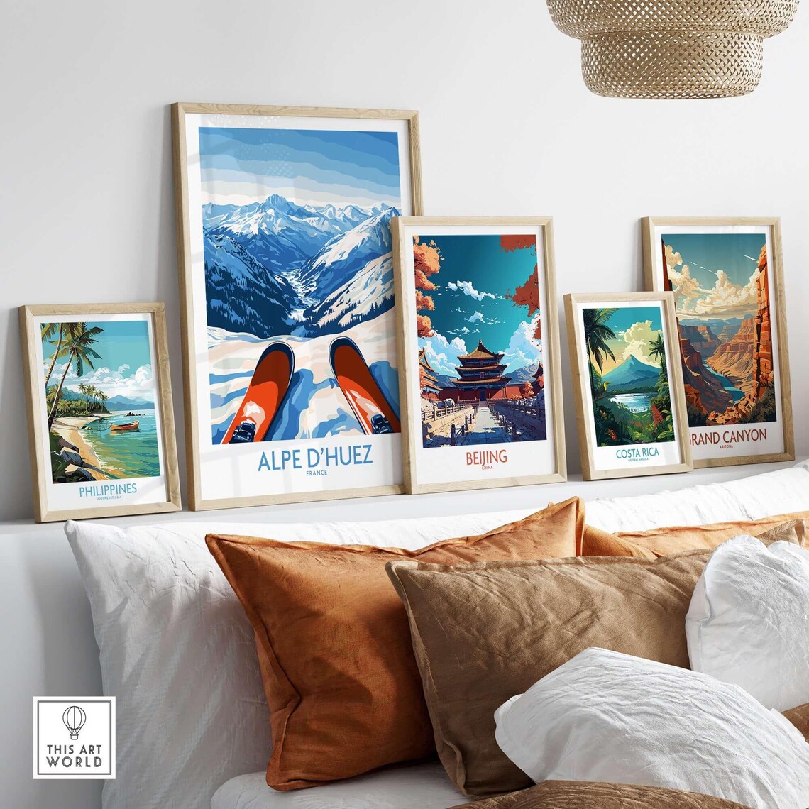 Alpe Dhuez Winter Sports, Ski House Decoration - Image 3