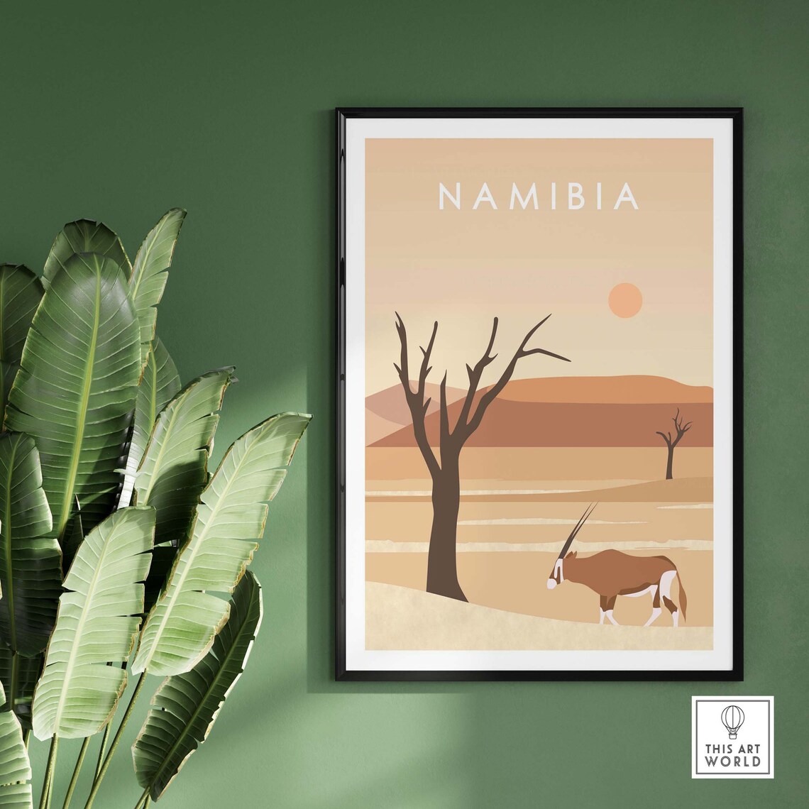 Namibia Dunes Poster, Sossusvlei Desert Africa Art Print - Image 2