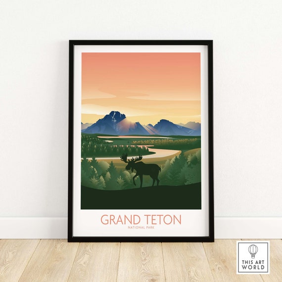 Grand Teton National Park Gift Idea Art Print