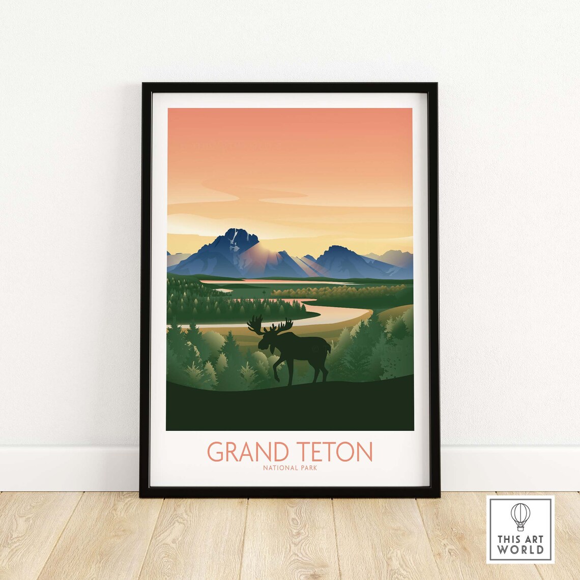 Grand Teton National Park Gift Idea Art Print