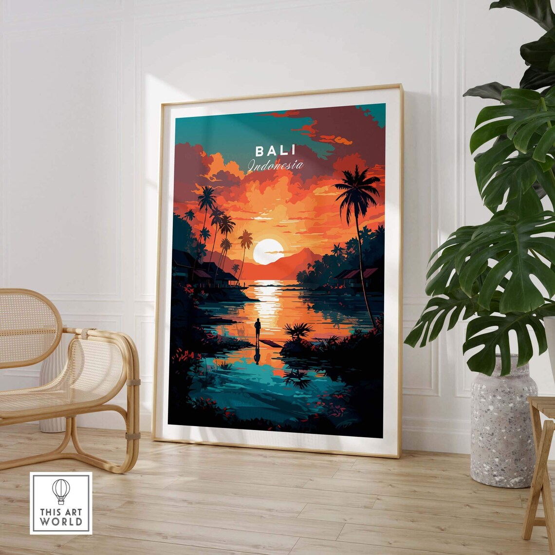Bali Travel Poster, Birthday or Anniversary Gift - Image 3