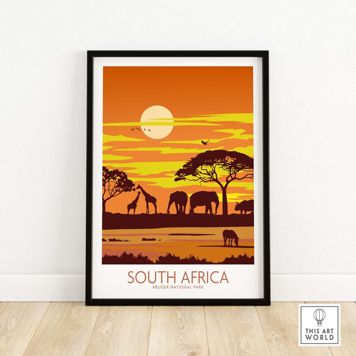 South Africa Kruger National Park Safari Art Print