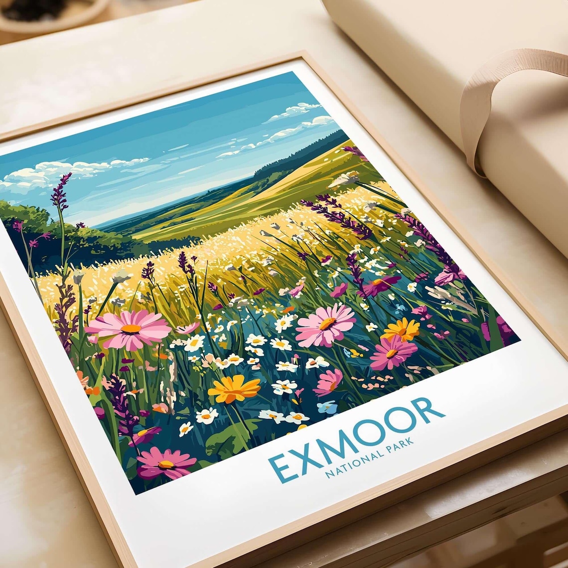 Exmoor National Park Travel Poster