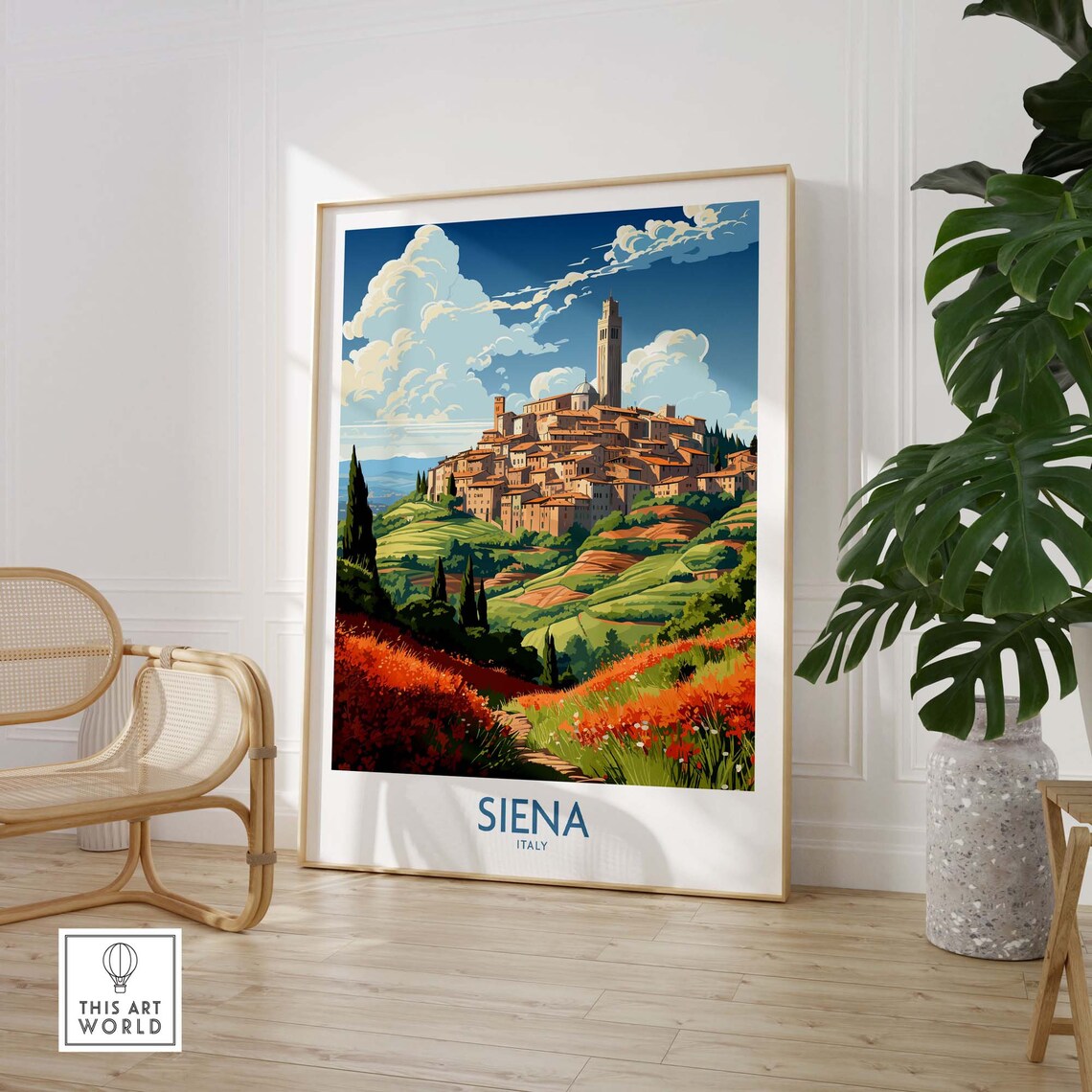 Siena Home Decor Poster, Wedding Anniversary Gift - Image 3