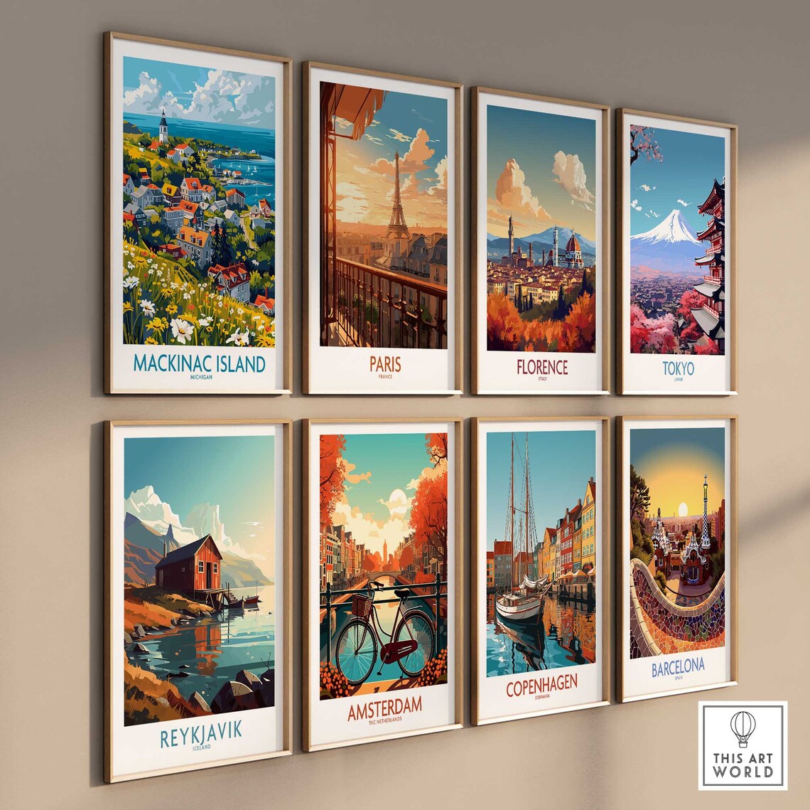 Mackinac Island Travel Poster, Lake Huron Gift - Image 3