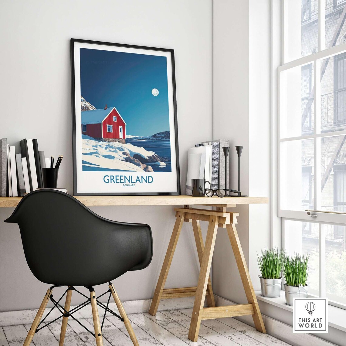 Greenland Wall Art Gift, House Decoration Decor - Image 4