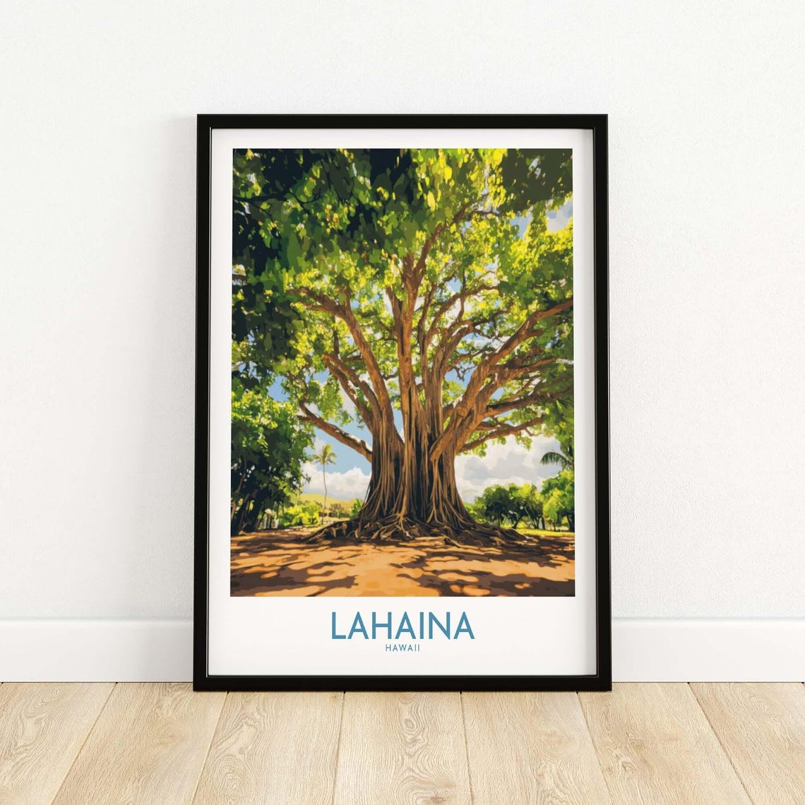 Lahaina Banyan Tree, Maui Hawaii Travel Poster - Image 5