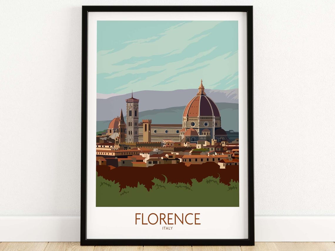 Florence Italy Gift Travel Poster