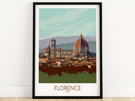 Florence Italy Gift Travel Poster