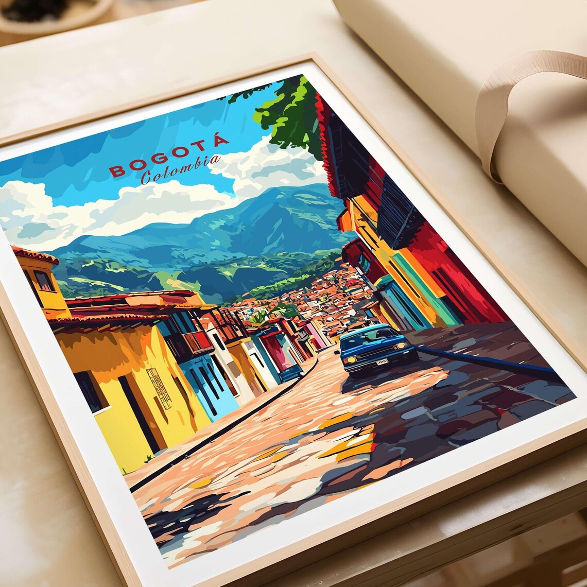 Bogota Wall Hanging Home Decor Art Print - Image 4