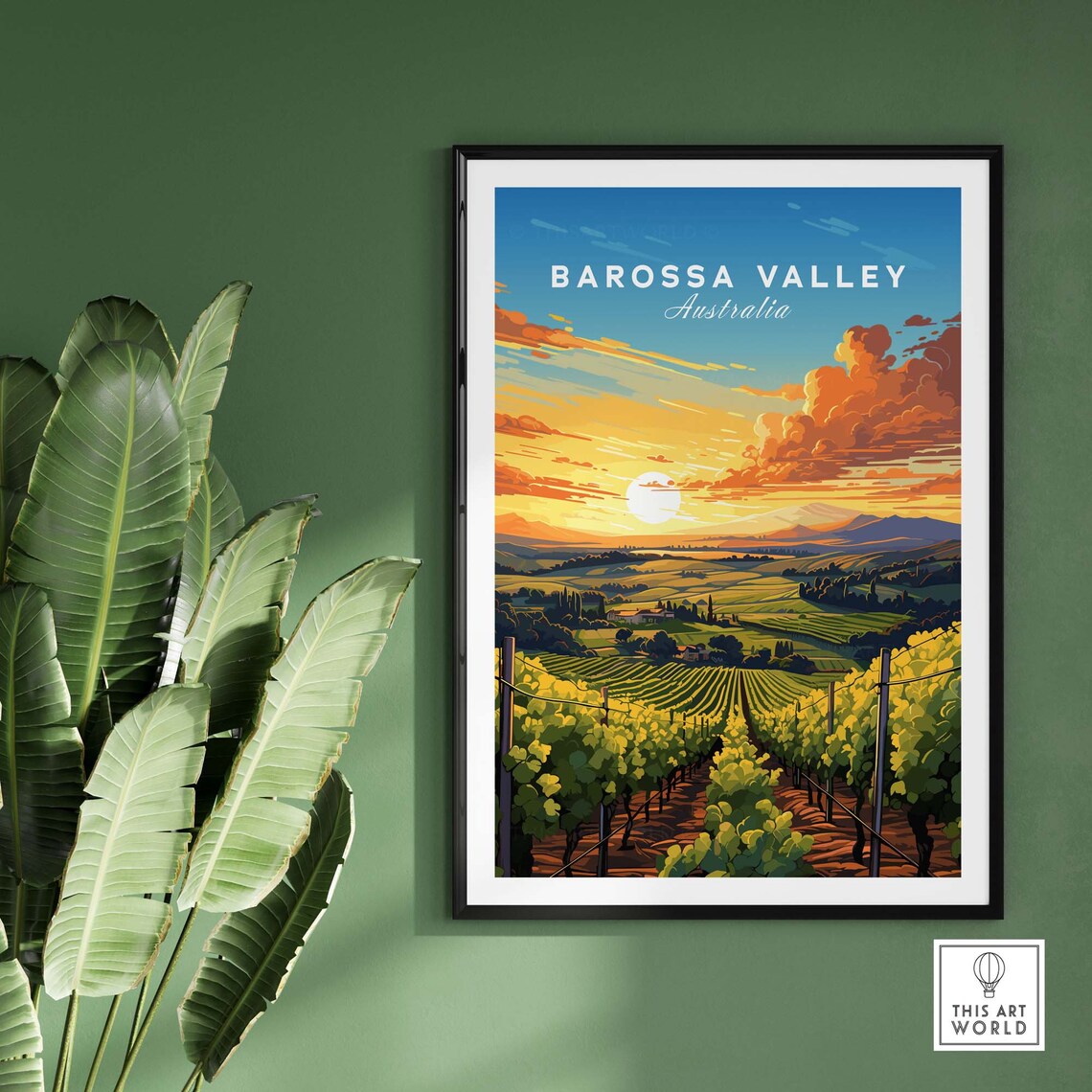 Barossa Valley Australia Travel Poster, Wall Art Print - Image 2
