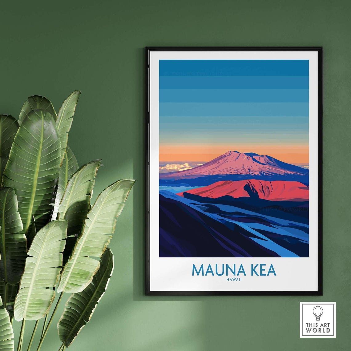Mauna Kea, Hawaii Travel Poster - Image 2