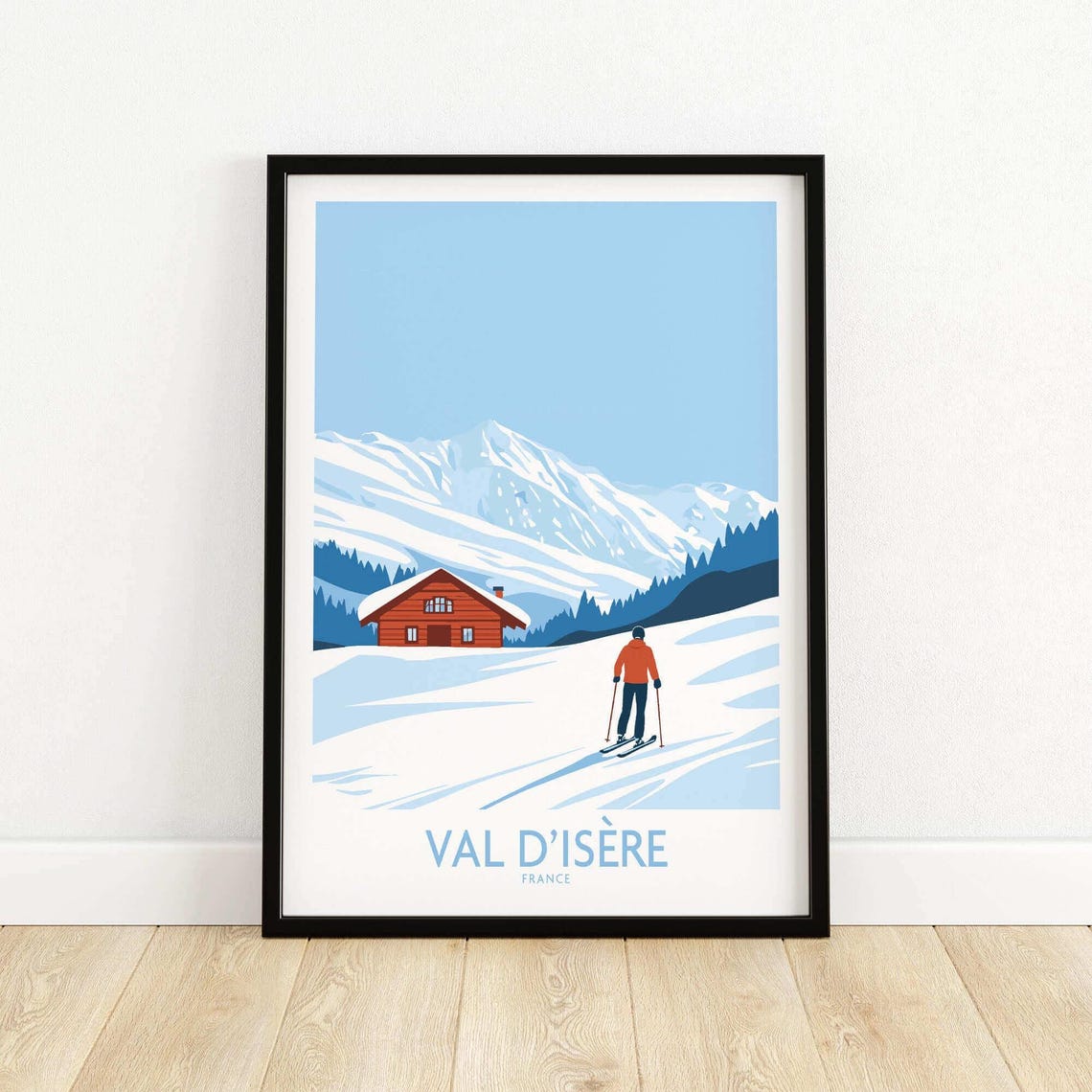 Winter Sports Art Print, Gift for Skier - Image 5