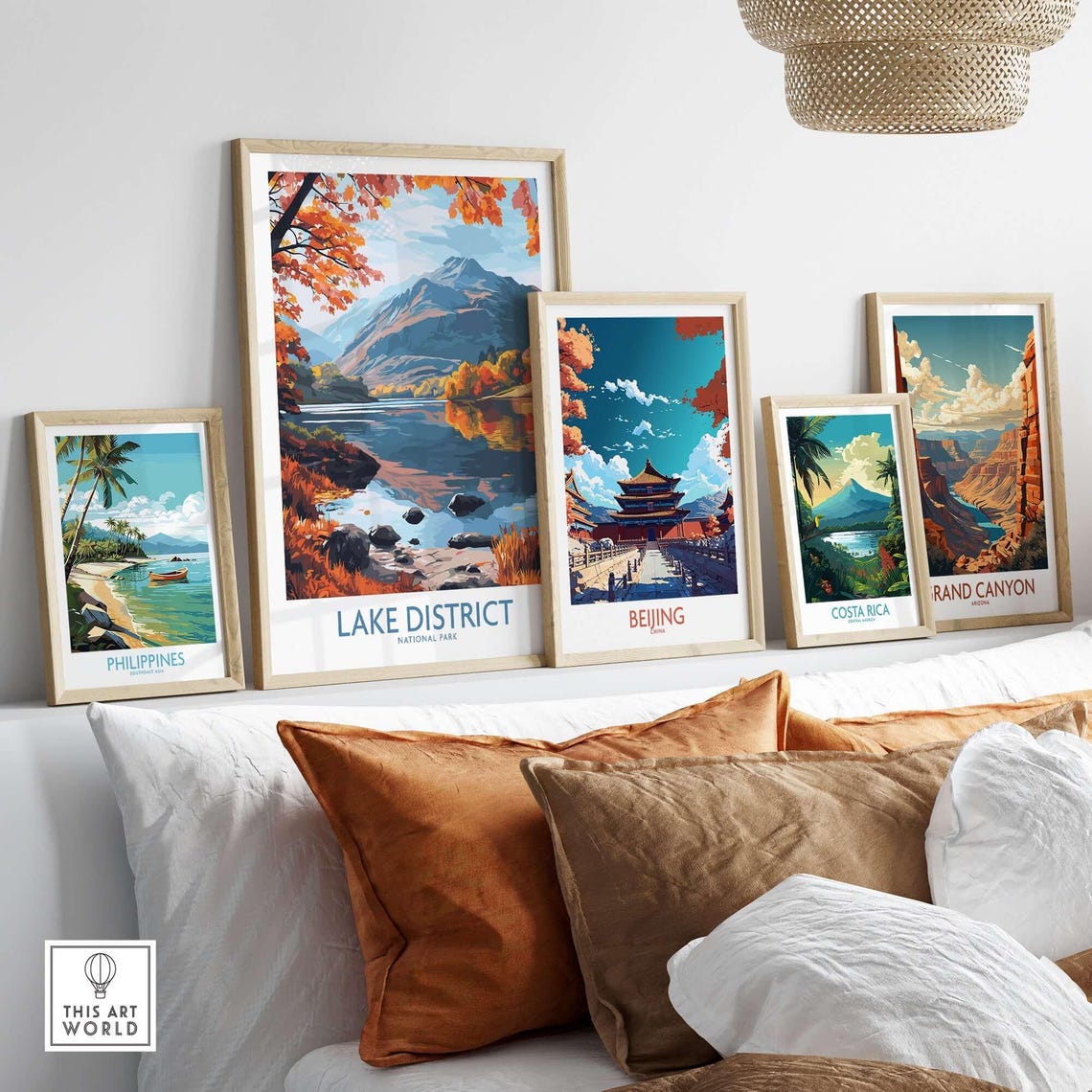 Lake District Poster, Cumbria England Landscape - Image 3