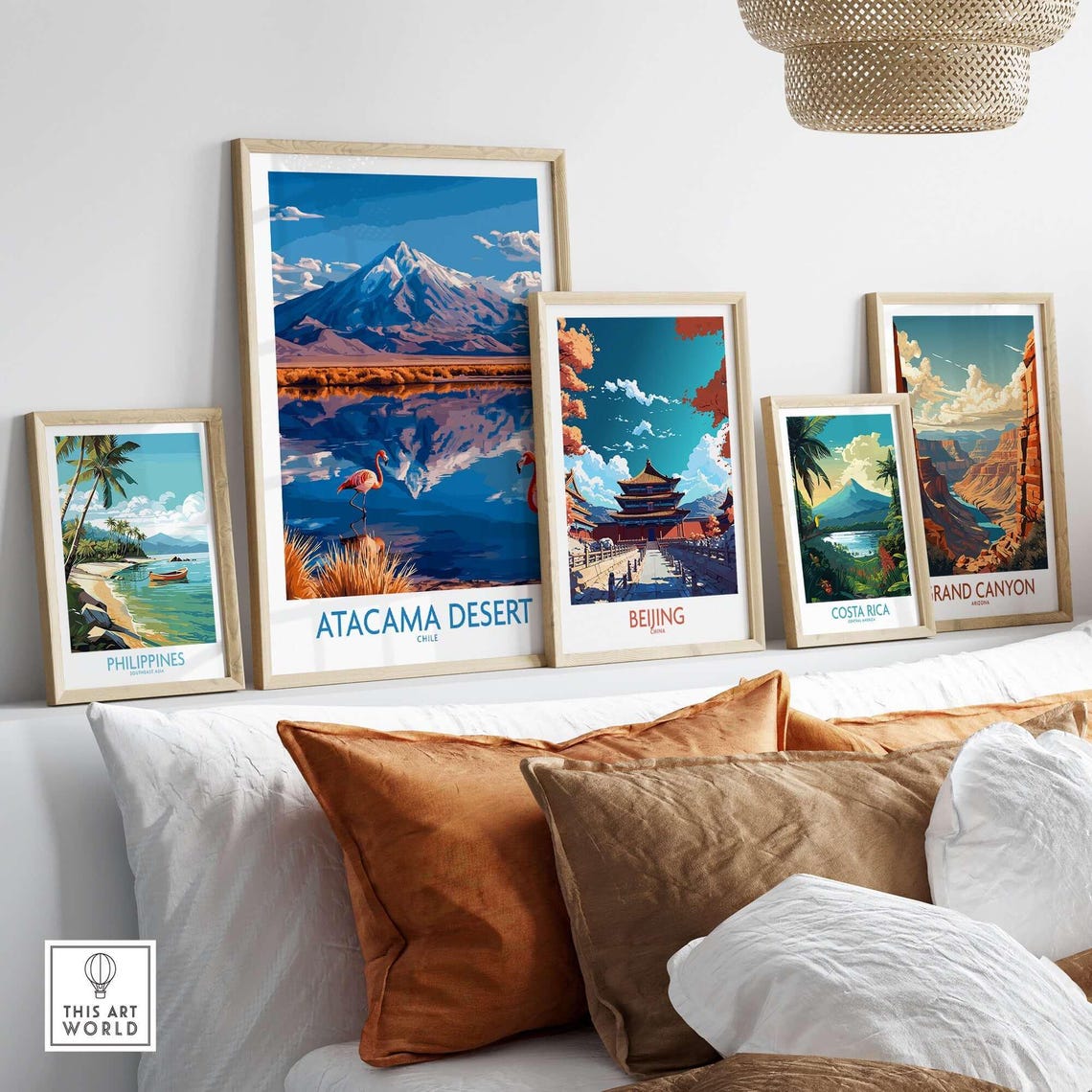 Atacama Desert Travel Poster, Chile Landscape - Image 3