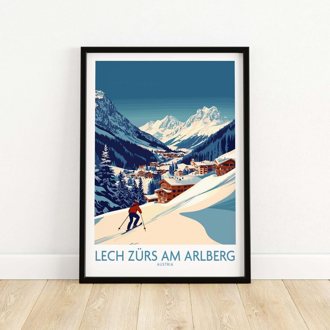 Ski Wall Art, Lech Zrs Am Arlberg Ski Lodge - Image 5