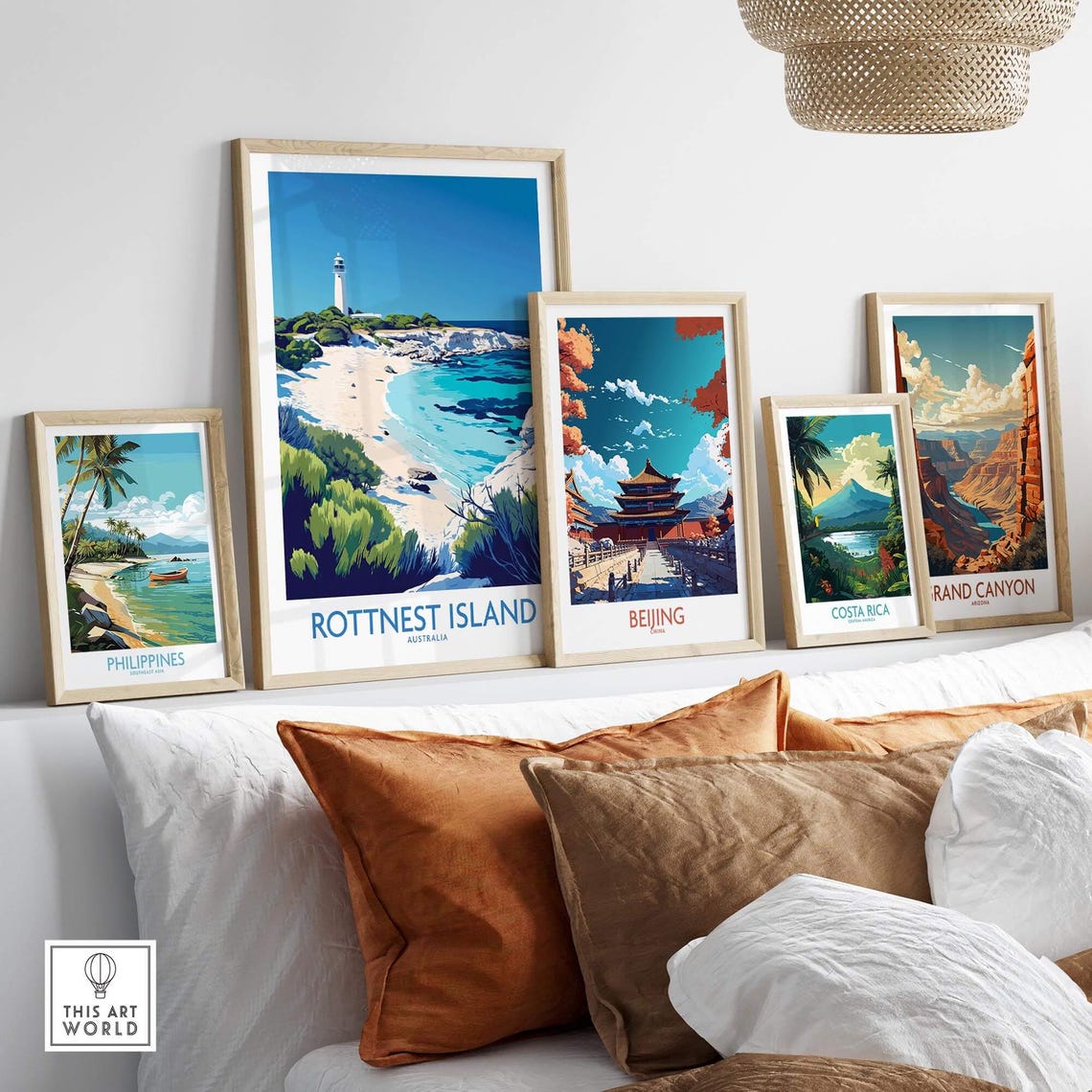 Rottnest Island Travel Poster, Australia Art Print - Image 3