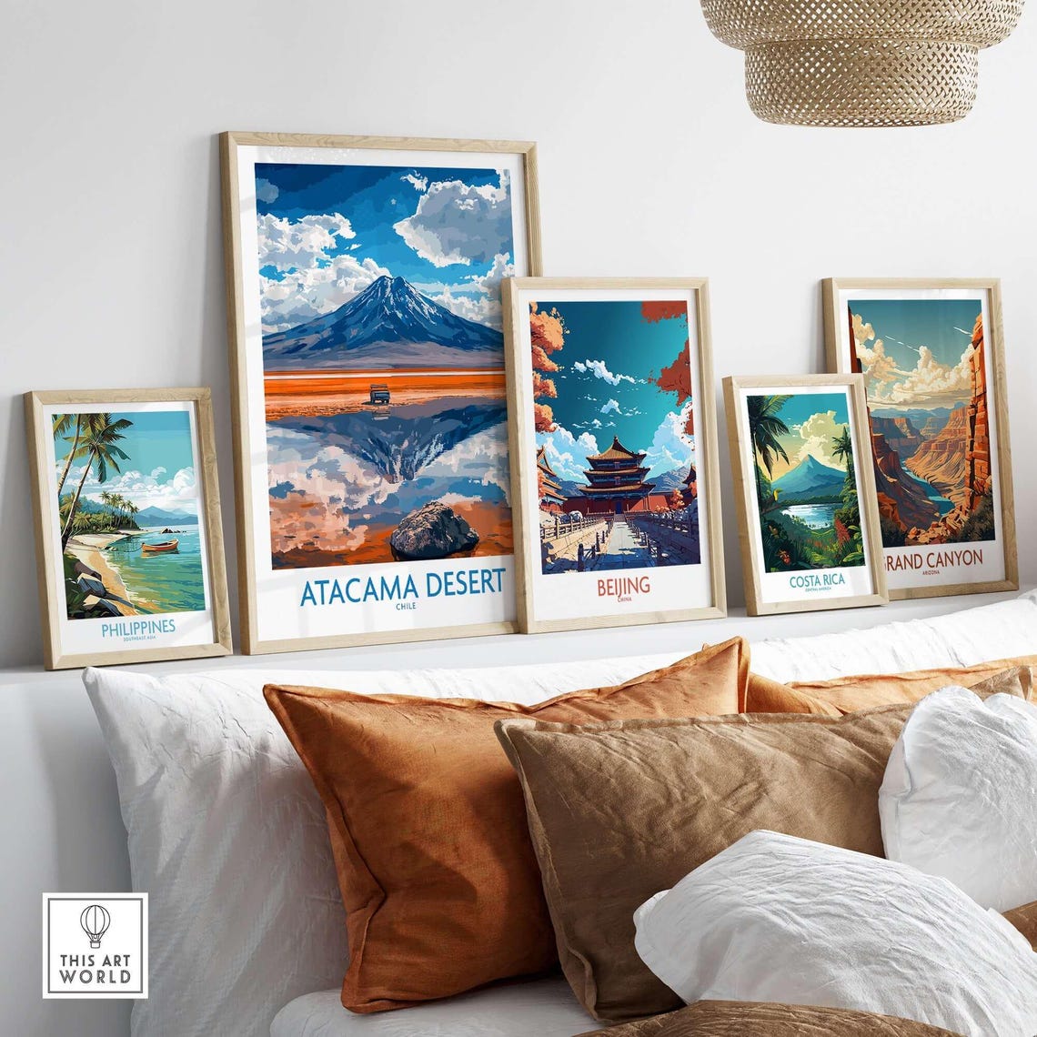Atacama Desert Travel Poster, Chile Landscape - Image 3