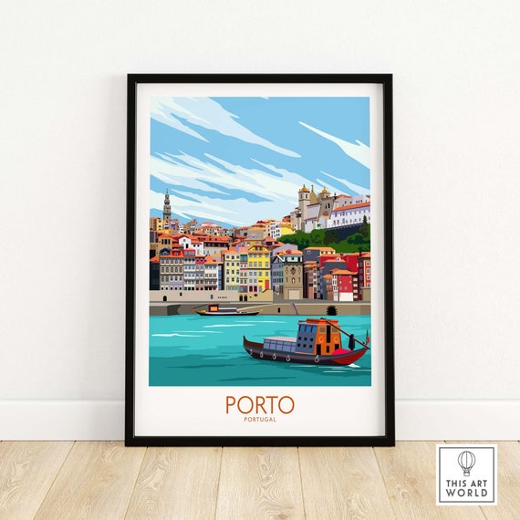 Porto Of Portugal Travel Poster