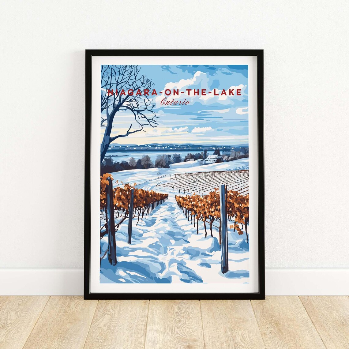 Niagara On The Lake Art Print, Vineyard Travel Poster