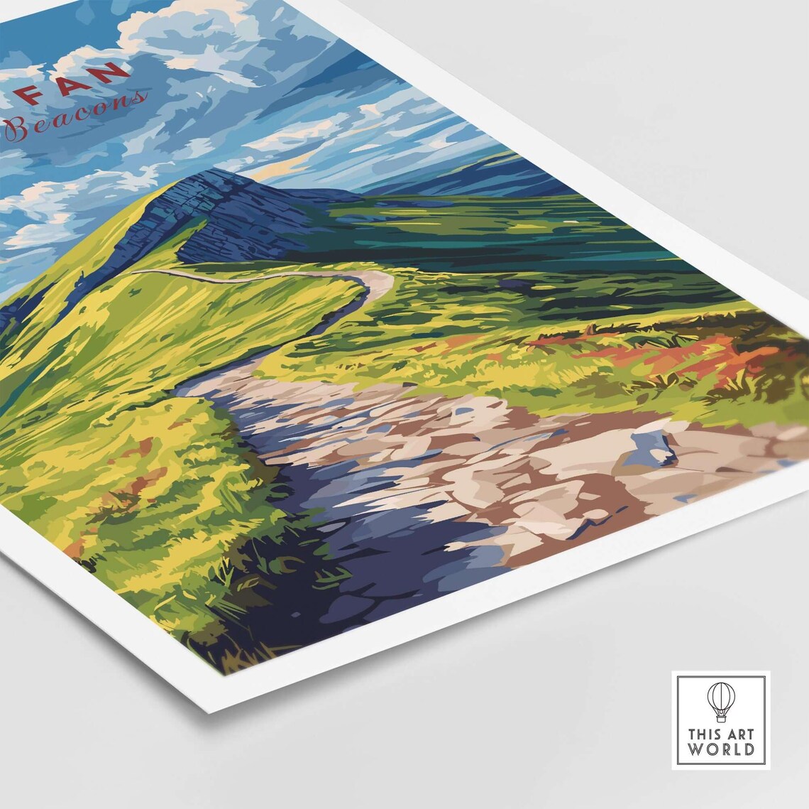 Pen Y Fan, Brecon Beacons Travel Poster - Image 5
