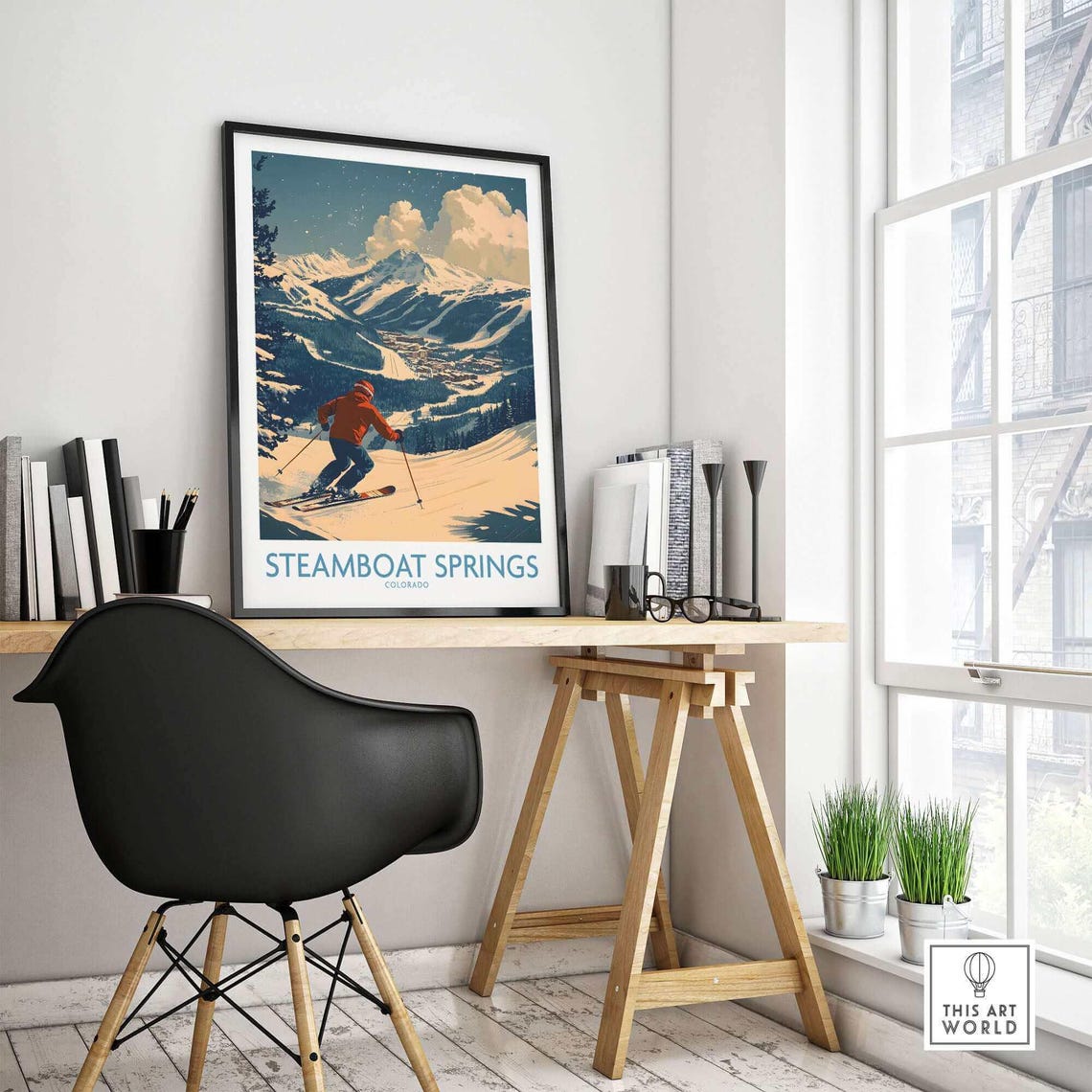 Steamboat Springs, Colorado Travel Poster - Image 4