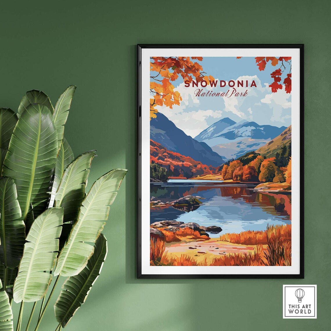 Snowdonia National Park Wales - Travel Poster - Image 2